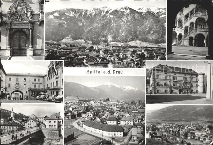Spittal Drau Panorama Altstadt