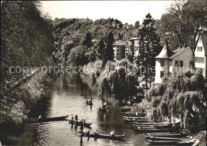 TueBINGEN BW Am Neckar mit Hoelderlinturm