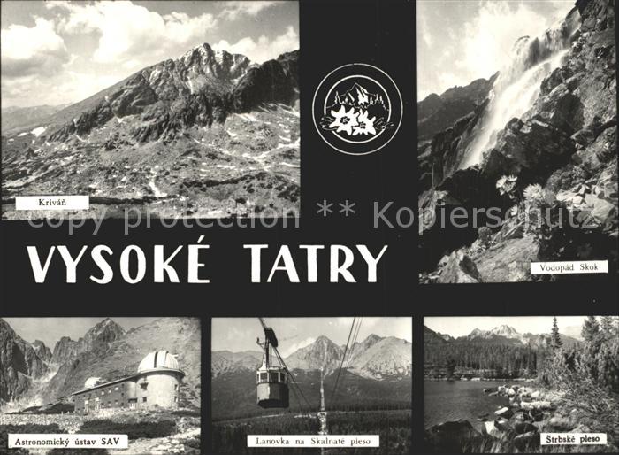 Tatry Vysoke Gebirge Seilbahn Krivan See