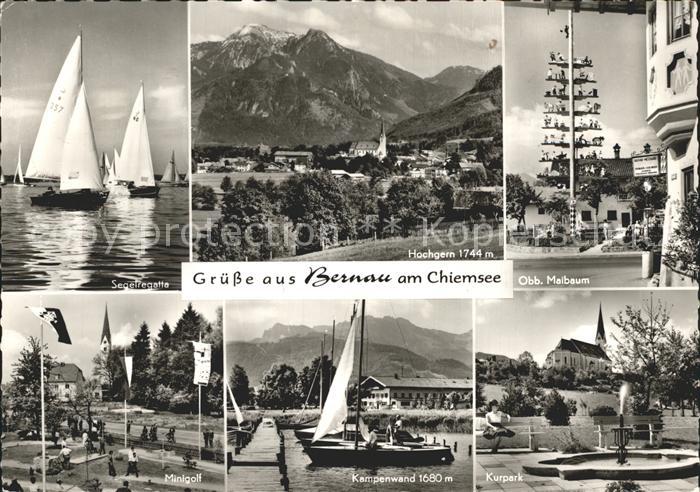 Bernau Chiemsee Hochgern Maibaum Kurpark Minigolf