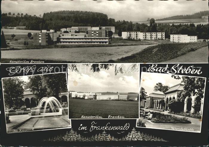 Bad Steben Sanatorium Franken Wandelhalle