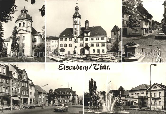 Eisenberg Thueringen Schlosskirche Rathaus Platz der Republik