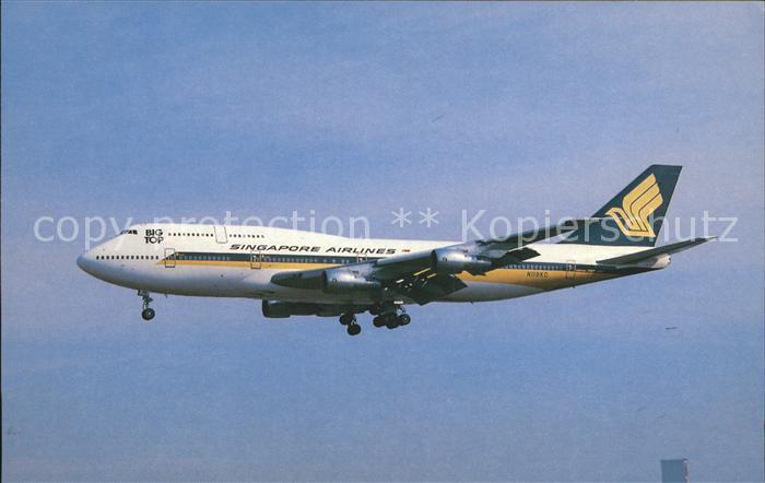 Flugzeuge Zivil Singapore Airlines Boeing 747-312 N118KD