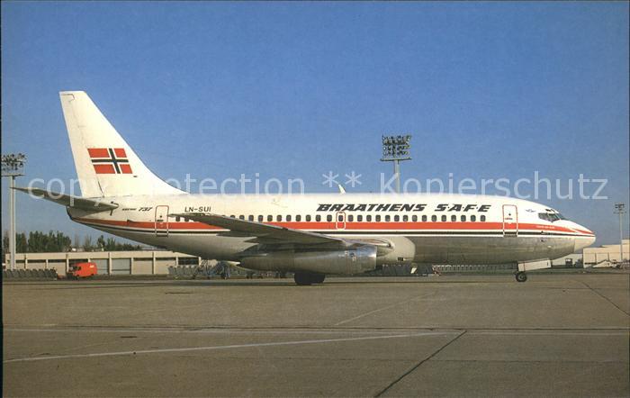 Flugzeuge Zivil Braathens SAFE Boeing 737-205 LN-SUI