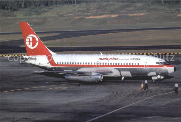 Flugzeuge Zivil Malaysian Airline System B-737-2H6 9M-MBJ c/n 21732