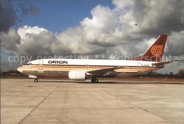 Flugzeuge Zivil Orion Airways B737-3T5 G-BLKE C/N 23063