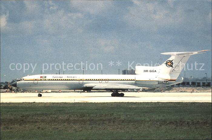 Flugzeuge Zivil Guyana Airways Tupolev 154 8R-GGA