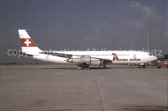 Flugzeuge Zivil Homac Aviation Boeing 707 HB-IEI