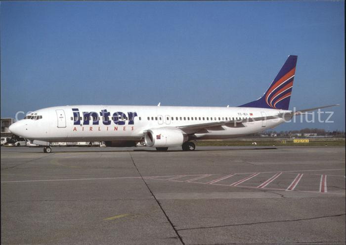 Flugzeuge Zivil Inter Airlines B-737-8CX TC-IEA c/n 32361