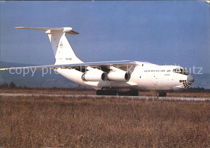 Flugzeuge Zivil Libyan Arab Airlines Ilyushin IL-76 TD 5A-DNS