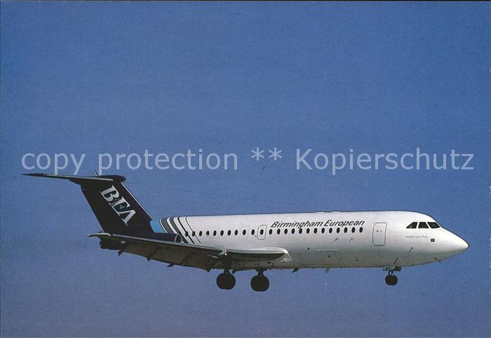 Flugzeuge Zivil Birmingham European BAC 11