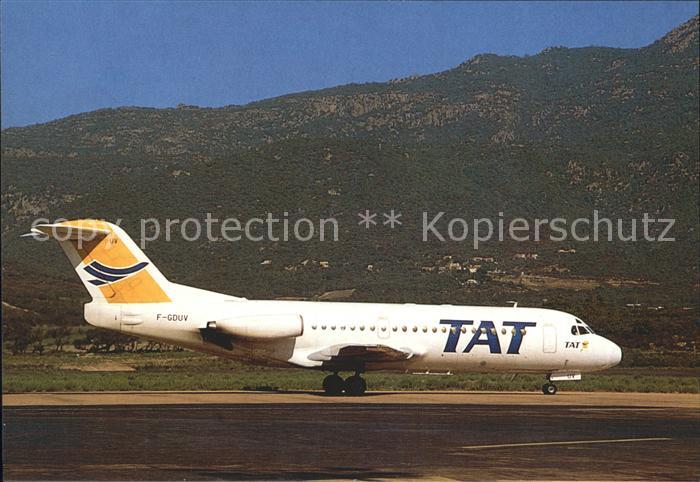 Flugzeuge Zivil T.A.T. Fokker F-28.2000 F-GDUV