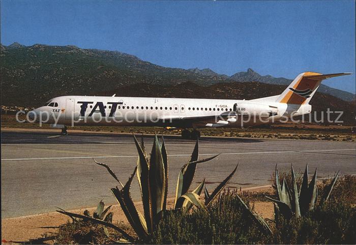 Flugzeuge Zivil T.A.T. Fokker 100 F-GIOA
