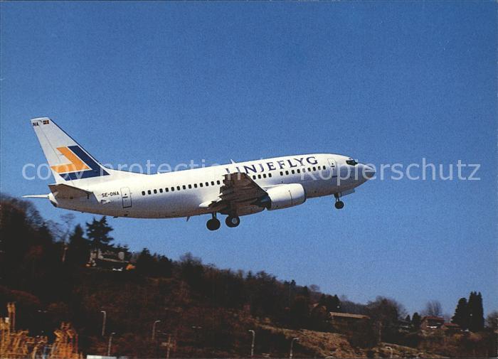 Flugzeuge Zivil Linjeflyg Boeing 737-500