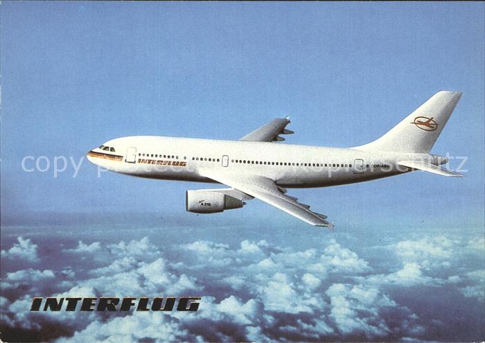 Flugzeuge Zivil Interflug A310