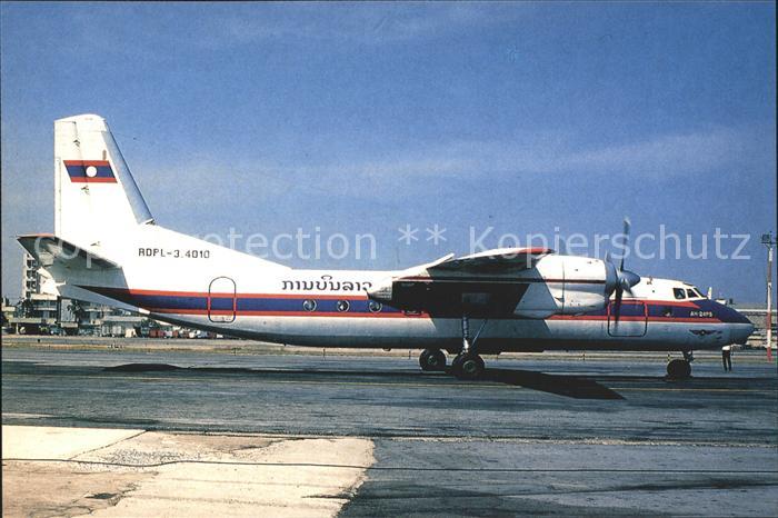 Flugzeuge Zivil LAO Aviation Antonov AN 24RV RDPL-3 4010