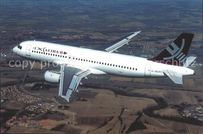 Flugzeuge Zivil Exalibur Airways Airbus A320 G-OEXC