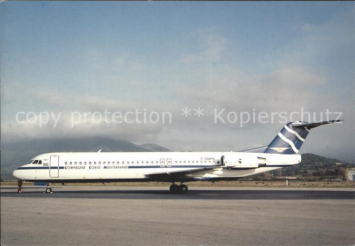 Flugzeuge Zivil Compagnie Corse Mediterranee Fokker 100 F-GMPG