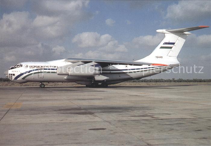 Flugzeuge Zivil Uzbekistan Airways Ilyushin IL-76 76449