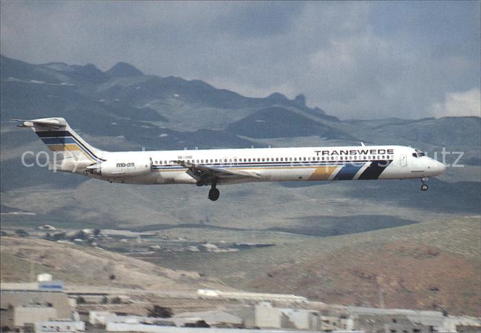Flugzeuge Zivil Transwede McDonnell Douglas MD-83 SE-DHO