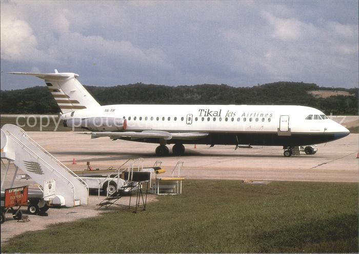 Flugzeuge Zivil Tikal Jets Airlines BAC 111-401 AK TG-TJF cn 89