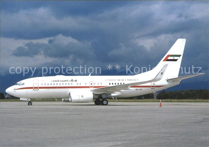 Flugzeuge Zivil Abu Dhabi Amiri Flight Boeing 737-7Z5 A6-LIW