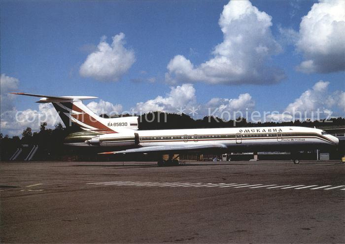 Flugzeuge Zivil Omskavia TU-154M RA-85830 c/n 821