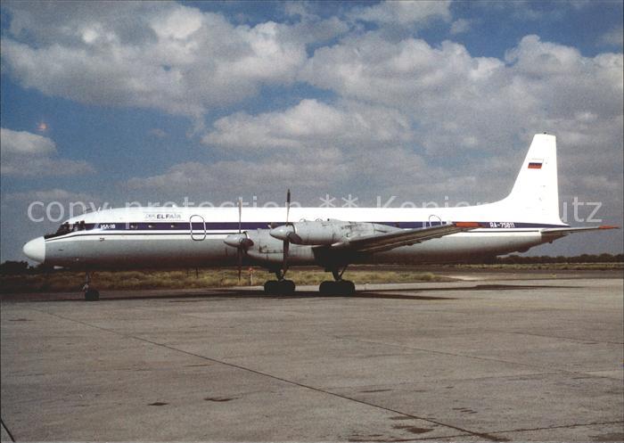 Flugzeuge Zivil ELF Air IL18V RA-75811 c/n 182004504