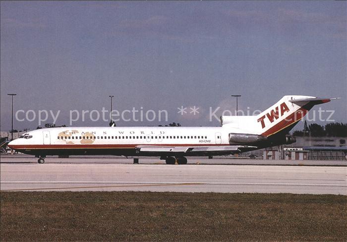Flugzeuge Zivil TWA Trans World Airlines Boeing 727-231 N54340 c/n 20845/1066