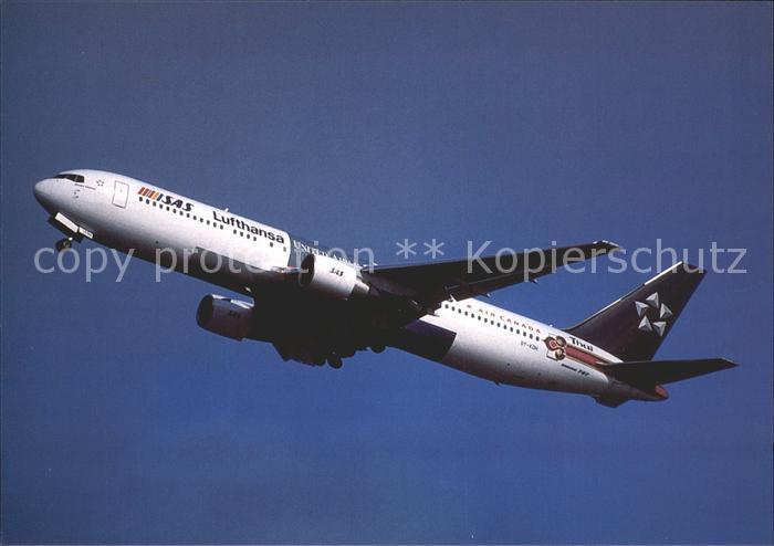 Flugzeuge Zivil SAS Scandinavian Airlines Star Alliance B-767-383 OY-KDH