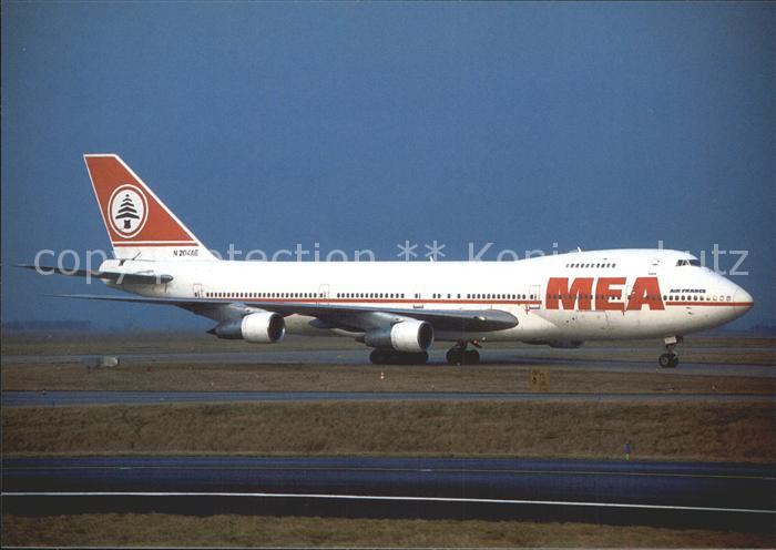 Flugzeuge Zivil MEA/Air France B747-2B4B N204AE c/n 21099/264