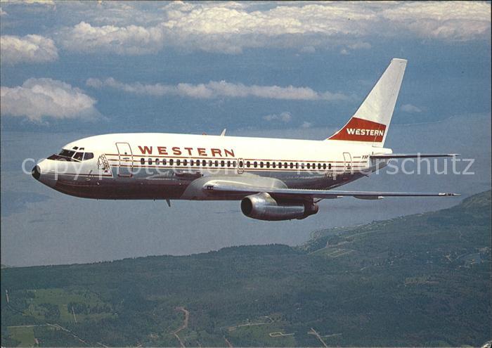 Flugzeuge Zivil Western Airlines Boeing 737-247 N4501W c/n 19598