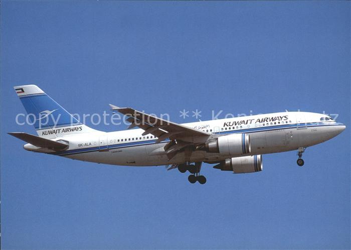 Flugzeuge Zivil Kuwait Airways Airbus Industrie A310-20