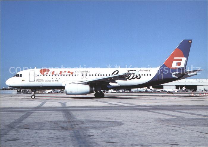 Flugzeuge Zivil ACES Colombia Airbus 320 VP-BVB