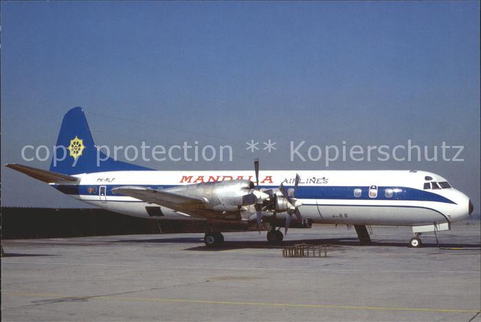 Flugzeuge Zivil Mandala Electra PK-RLF c/n 1006