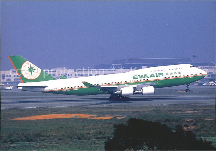 Flugzeuge Zivil Eva Air Boeing 747-45E B-16402 27063/94