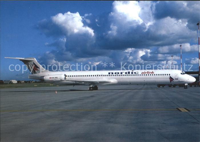 Flugzeuge Zivil Nordic Airlink MD-82 HB-INR c/n 49277