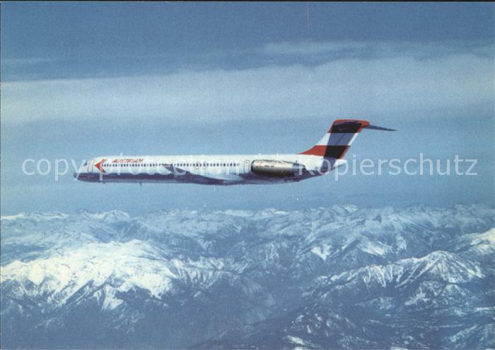 Flugzeuge Zivil Austrian Airlines McDonnell Douglas MD-81