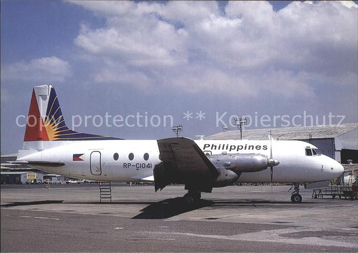 Flugzeuge Zivil Philippine HS 748-222-2A RP-C1041 c/n 1588