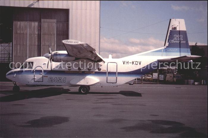Flugzeuge Zivil Transecutive Airlines CASA 212 Srs 200 Aviocar VH-KDV cn 138