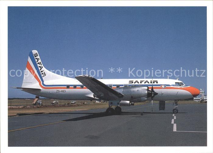 Flugzeuge Zivil Safair Lines CV-580 ZS-KEI c/n 141