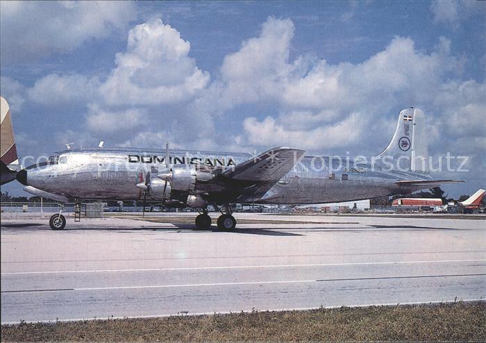 Flugzeuge Zivil Dominicana DC6A HI-292CT c/n 44594/493