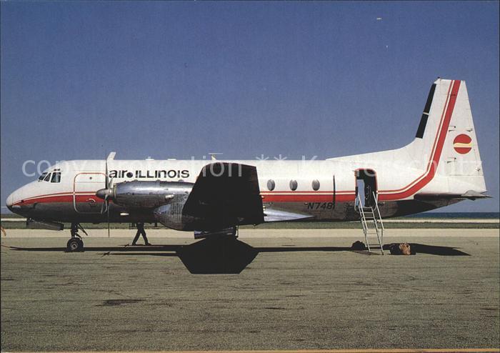 Flugzeuge Zivil Air Illinois HS 748-2A N748 c/n 1716