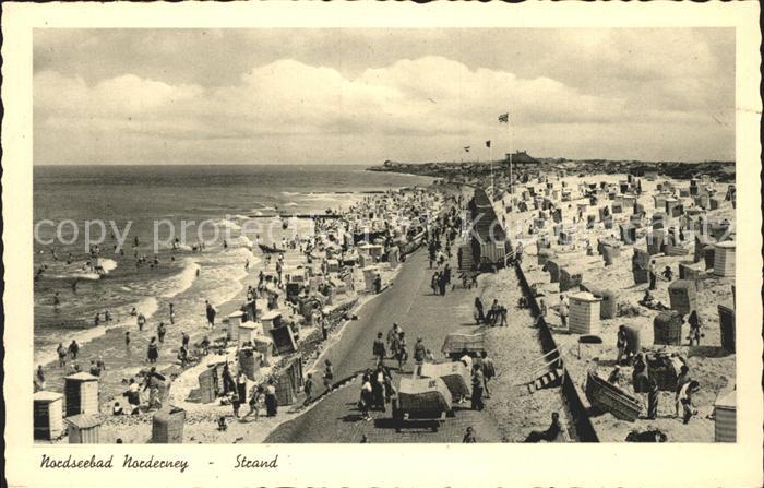 Norderney Nordseebad Strandpartie