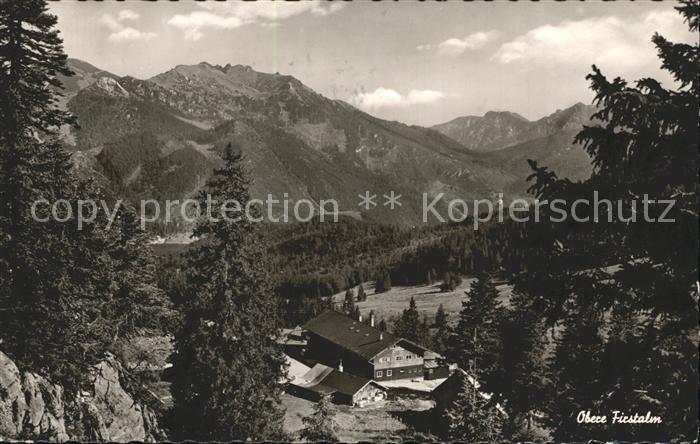 Spitzingsee Obere Firstalm mit Rotwand