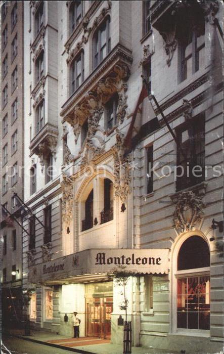 New Orleans Louisiana Hotel Monteleone Eingang