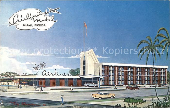 Miami Florida Airliner Motel