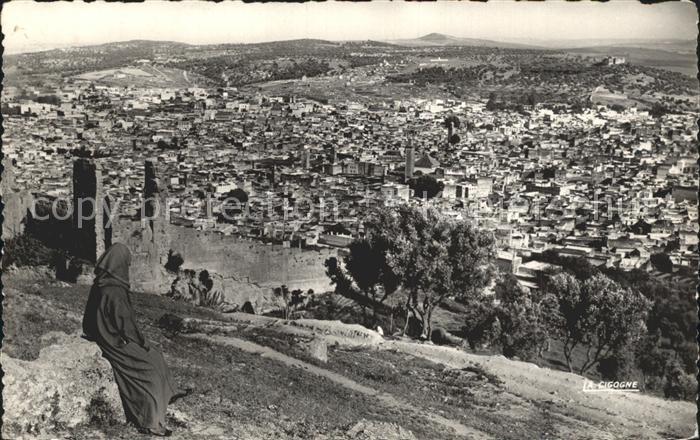 Fes Fez Maroc Vue sur la ville ancienne