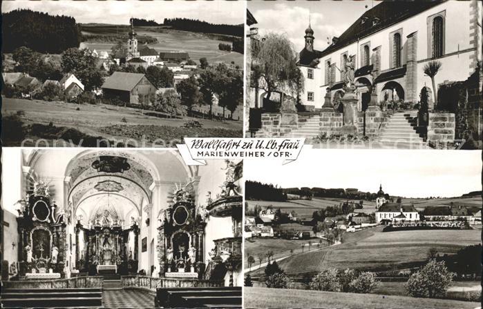 Marienweiher Ortsansicht Wallfahrtskirche ULB Frau Inneres