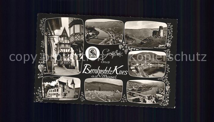 BERNKASTEL-KUES Berncastel Rheinland-Pfalz Spitzhaus Burg Landshut Cusanus Gebur